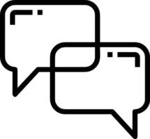 Comment icon image for element design of chat and communication symbol vector