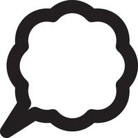 Comment icon image for element design of chat and communication symbol vector