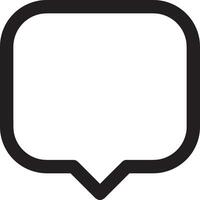 Comment icon image for element design of chat and communication symbol vector