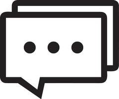 Comment icon image for element design of chat and communication symbol vector