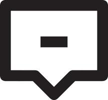 Comment icon image for element design of chat and communication symbol vector