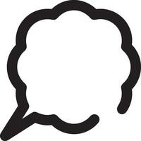 Comment icon image for element design of chat and communication symbol vector