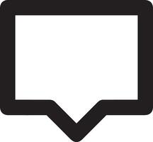Comment icon image for element design of chat and communication symbol vector