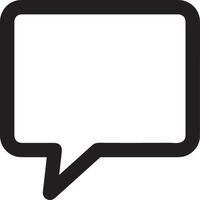 Comment icon image for element design of chat and communication symbol vector