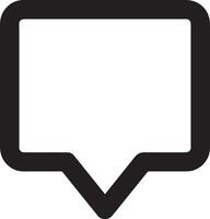 Comment icon image for element design of chat and communication symbol vector