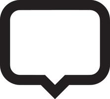 Comment icon image for element design of chat and communication symbol vector