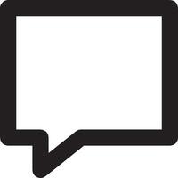 Comment icon image for element design of chat and communication symbol vector