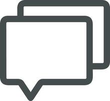 Comment icon image for element design of chat and communication symbol vector