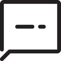 Comment icon image for element design of chat and communication symbol vector