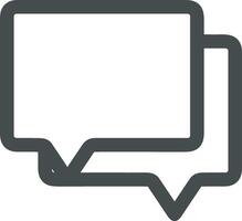 Comment icon image for element design of chat and communication symbol vector