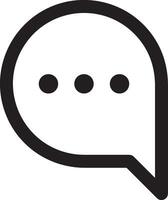 Comment icon image for element design of chat and communication symbol vector