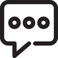 Comment icon image for element design of chat and communication symbol vector