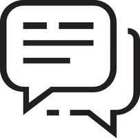 Comment icon image for element design of chat and communication symbol vector