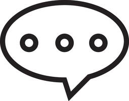 Comment icon image for element design of chat and communication symbol vector