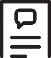 Comment icon image for element design of chat and communication symbol vector