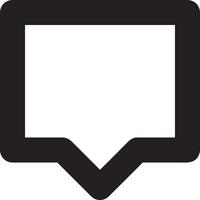 Comment icon image for element design of chat and communication symbol vector