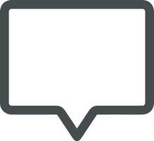Comment icon image for element design of chat and communication symbol vector