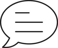 Comment icon image for element design of chat and communication symbol vector