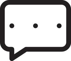 Comment icon image for element design of chat and communication symbol vector