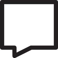 Comment icon image for element design of chat and communication symbol vector