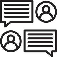 Comment icon image for element design of chat and communication symbol vector