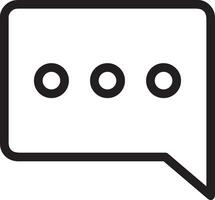 Comment icon image for element design of chat and communication symbol vector