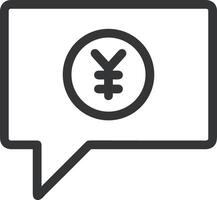 Comment icon image for element design of chat and communication symbol vector