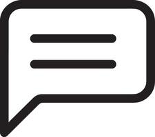 Comment icon image for element design of chat and communication symbol vector