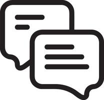 Comment icon image for element design of chat and communication symbol vector