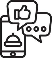 Comment icon image for element design of chat and communication symbol vector