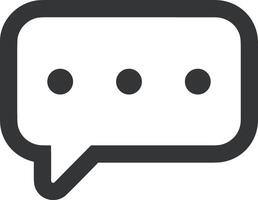 Comment icon image for element design of chat and communication symbol vector