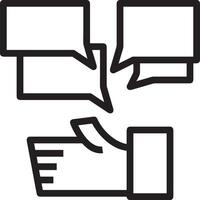 Comment icon image for element design of chat and communication symbol vector