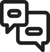 Comment icon image for element design of chat and communication symbol vector