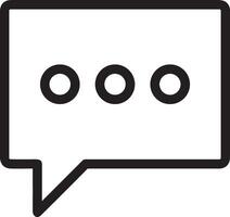 Comment icon image for element design of chat and communication symbol vector