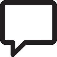 Comment icon image for element design of chat and communication symbol vector