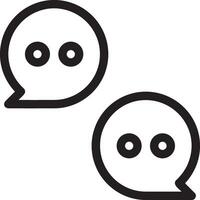 Comment icon image for element design of chat and communication symbol vector