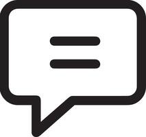 Comment icon image for element design of chat and communication symbol vector