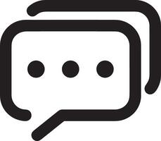 Comment icon image for element design of chat and communication symbol vector