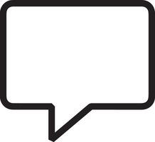 Comment icon image for element design of chat and communication symbol vector