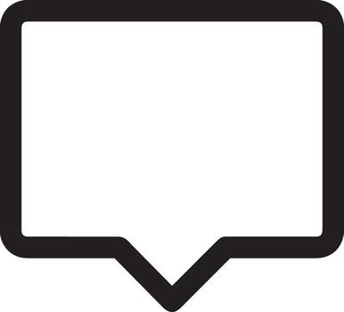Comment icon image for element design of chat and communication symbol vector
