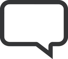 Comment icon image for element design of chat and communication symbol vector