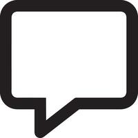 Comment icon image for element design of chat and communication symbol vector