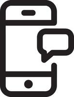 Comment icon image for element design of chat and communication symbol vector