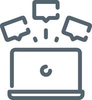 Comment icon image for element design of chat and communication symbol vector