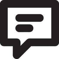 Comment icon image for element design of chat and communication symbol vector