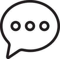 Comment icon image for element design of chat and communication symbol vector