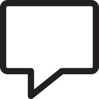 Comment icon image for element design of chat and communication symbol vector