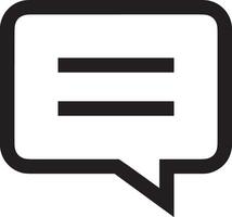 Comment icon image for element design of chat and communication symbol vector