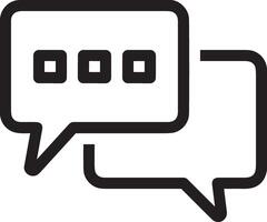 Comment icon image for element design of chat and communication symbol vector