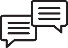 Comment icon image for element design of chat and communication symbol vector